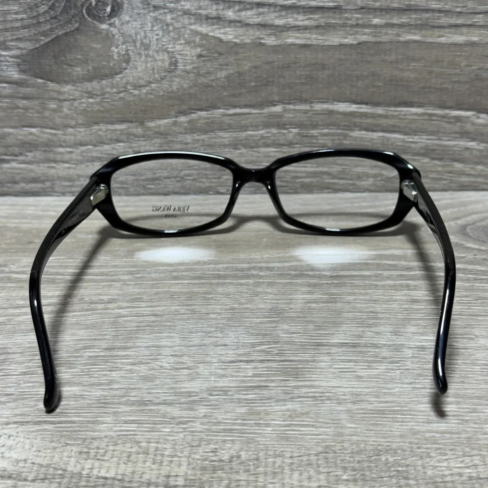 Vera Wang Luxe GABORE II BK Black Eyeglasses Handmade in France 54-17-135 Frames